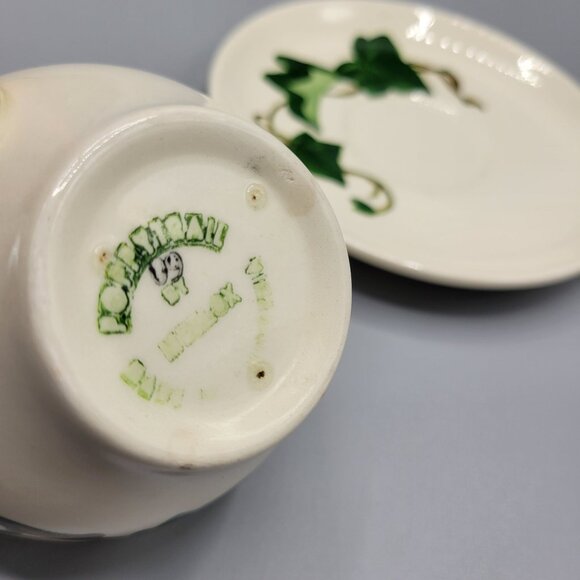 Vintage Metlox Poppytrail California Ivy Cup and Saucer Set - Picture 8 of 12